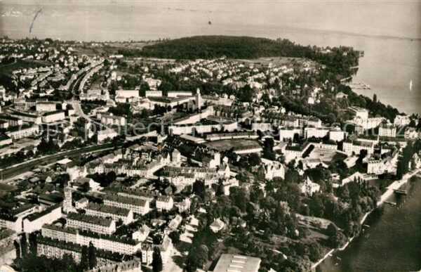 Konstanz Bodensee Horn Fliegeraufnahme