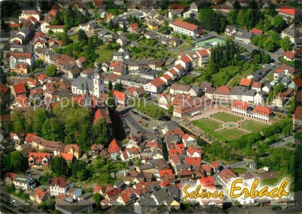 Erbach Odenwald Fliegeraufnahme