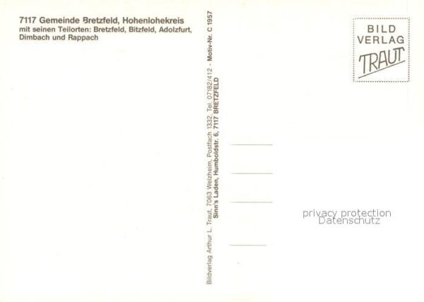 Bretzfeld Dimbach Adolzfurt Rappach – Bild 2