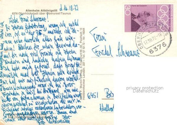 Oberhoechstadt Taunus Fliegeraufnahme Altenheim Altkoenigstift – Bild 2