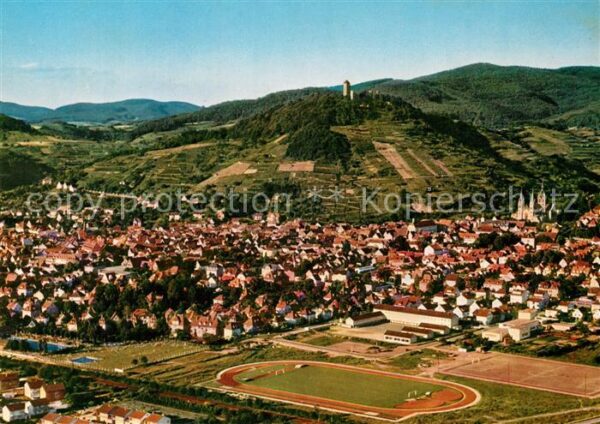 Heppenheim Bergstrasse Fliegeraufnahme