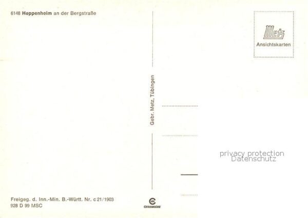 Heppenheim Bergstrasse Fliegeraufnahme – Bild 2