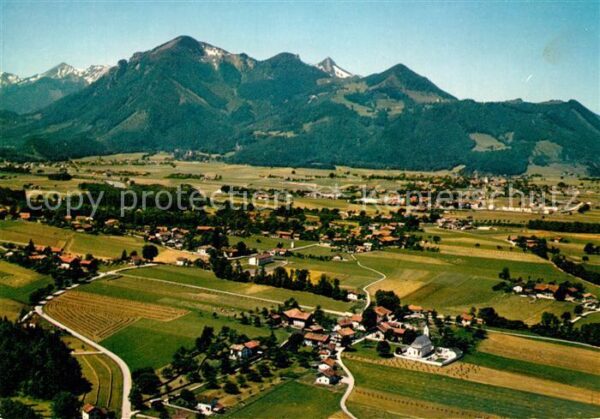 Egerndach Fliegeraufnahme Kampenwand Hochplatte Geigelstein