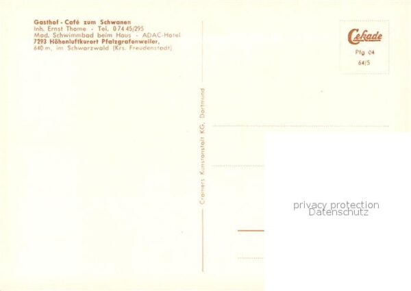 Pfalzgrafenweiler Gasthaus Schwanen – Bild 2