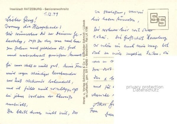Ratzeburg Fliegeraufnahme Seniorenwohnsitz – Bild 2