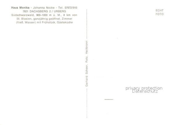 Dachsberg Suedschwarzwald Haus Monika – Bild 2