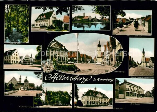 Allersberg Marktplatz Rathaus Kirche Maria Himmelfahrt