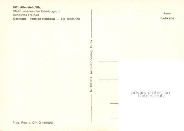 Altenstein Hassberge Fliegeraufnahme – Bild 2