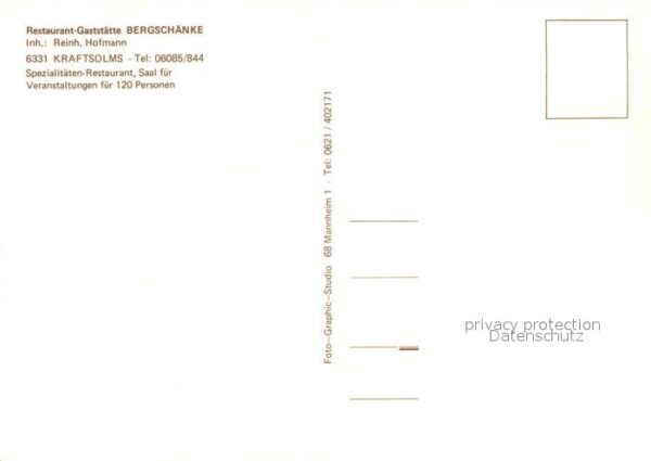 Kraftsolms Gaststaette Bergschaenke – Bild 2