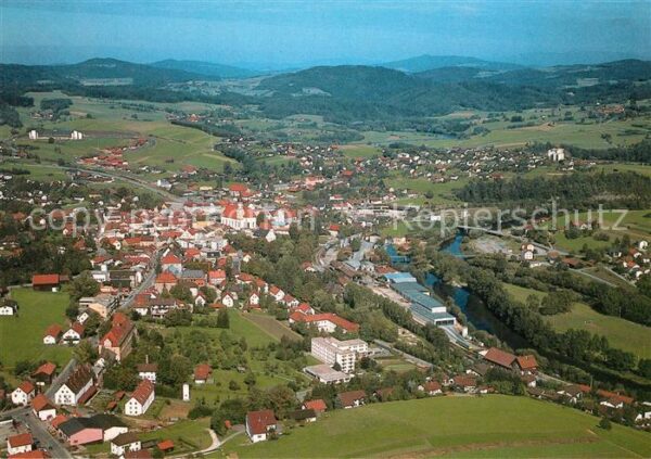 Viechtach Bayerischer Wald Fliegeraufnahme