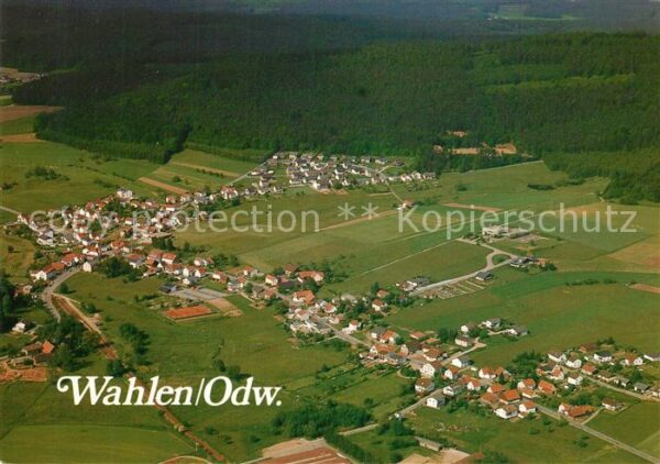 Wahlen Odenwald Fliegeraufnahme