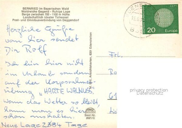 Bernried Niederbayern Waldbauernhaus Boebrach – Bild 2