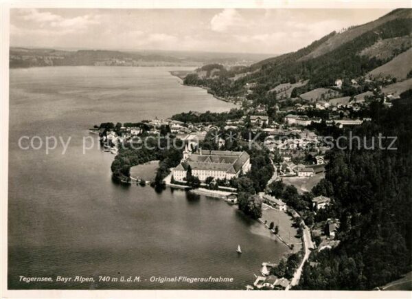 Tegernsee Fliegeraufnahme