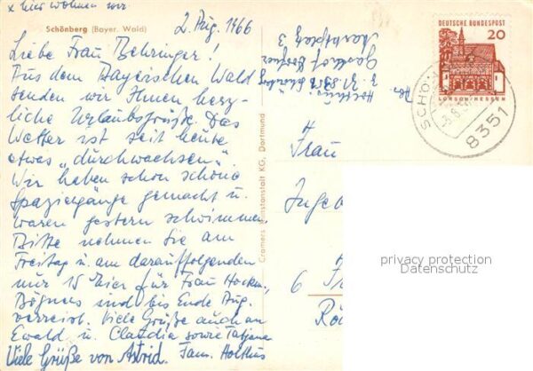 Schoenberg Bayerischer Wald Kirche – Bild 2