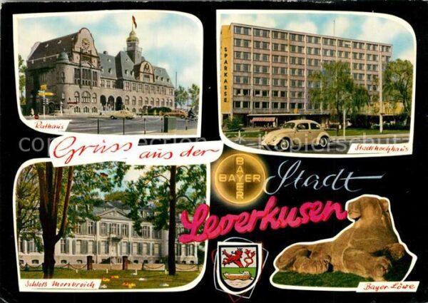 Leverkusen Rathaus Stadthochhaus Schloss Morsbroich Bayer Loewe