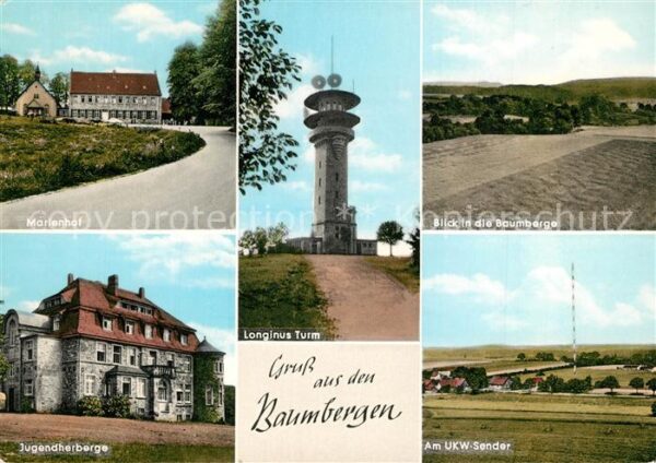 Nottuln Marienhof Longinus Turm Baumberge Jugendherberge UKW Sender