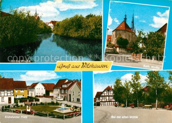 Bilshausen An der Rhume Kath Kirche Eichsfelder Platz Alte Muehle