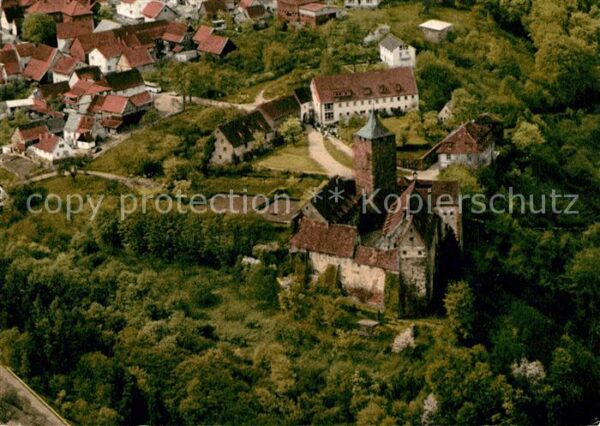 Bergrothenfels Fliegeraufnahme mit Schloss