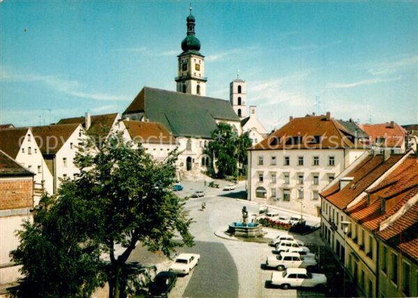 Sulzbach-Rosenberg Markt Brunnen Kirche