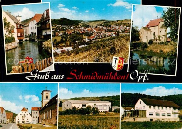 Schmidmuehlen Panorama Schloss Kirche Kanal Rasthaus Steinbauer