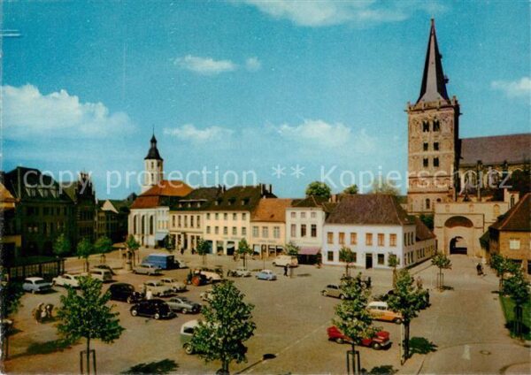 Xanten Markt mit Dom