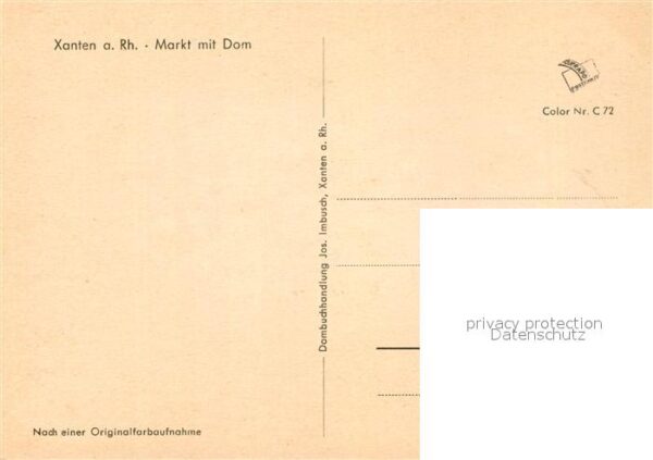Xanten Markt mit Dom – Bild 2