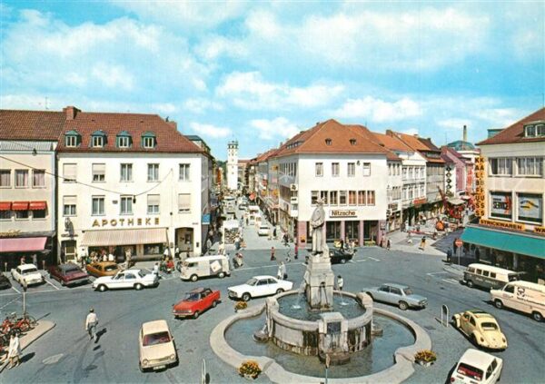 Darmstadt Ludwigsplatz Brunnen