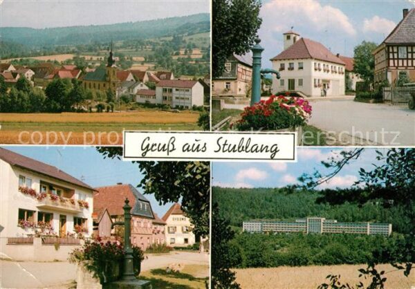 Stublang Brauerei Gasthof Hennemann Brunnen Sanatorium