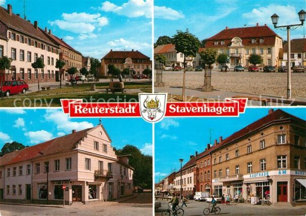 Stavenhagen Marktplatz Schloss Kaufhaus
