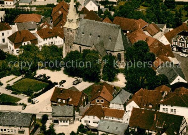 Westerkappeln Fliegeraufnahme mit Kirche