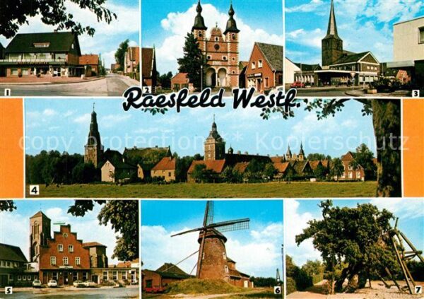 Raesfeld Apotheke Schlosskapelle Kirche Schloss Alte Muehle Ferneiche
