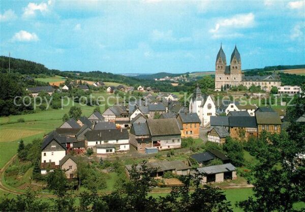 Ravengiersburg Panorama Pfarrkirche zum hl Christophorus