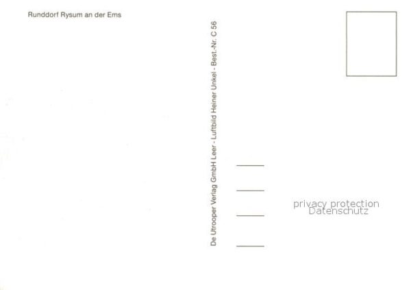 Rysum Runddorf Fliegeraufnahme – Bild 2
