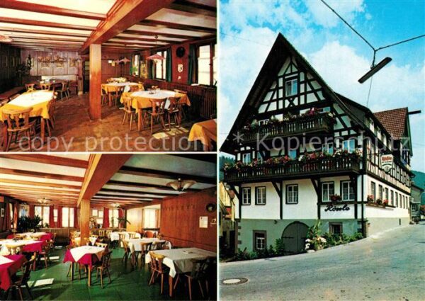 Alpirsbach Gasthof Pension Roessle Restaurant