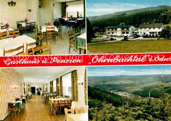 Miltenberg Main Gasthaus Pension Zum Ohrnbachtal Restaurant Panorama
