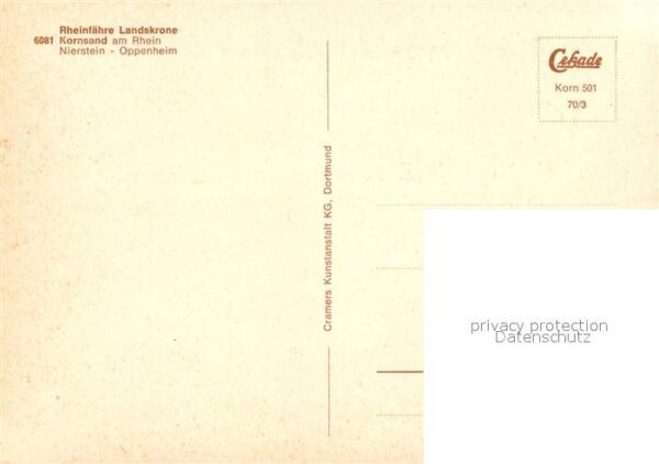 Kornsand Rheinfaehre Landskrone Strand Zeppelin Denkmal Faehre – Bild 2
