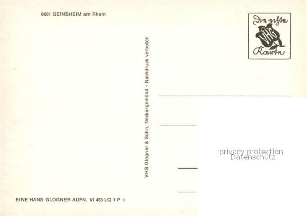 Geinsheim Rhein Rheinpartie Kirche Fachwerk Schule – Bild 2