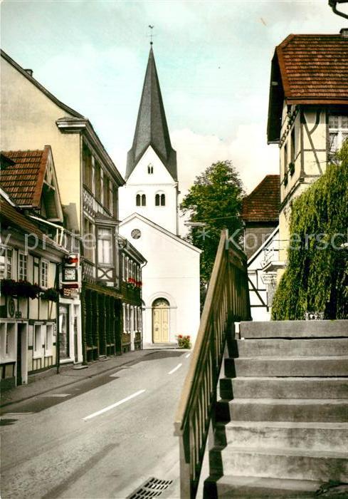 Wiehl Oberbergischer Kreis Hauptstrasse Kirche