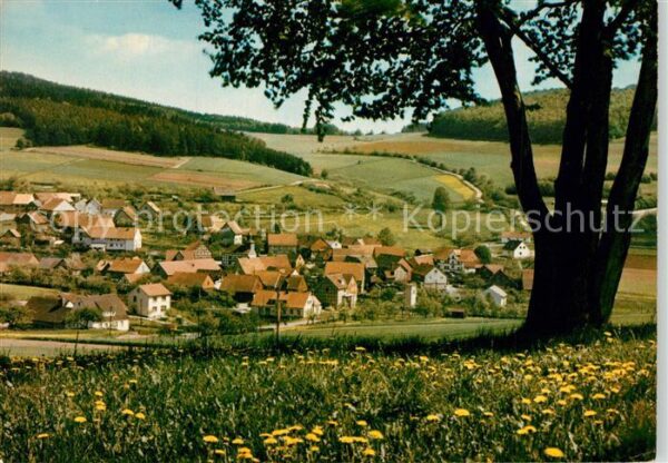 Wickersrode Gasthaus Zur Post Ortsansicht