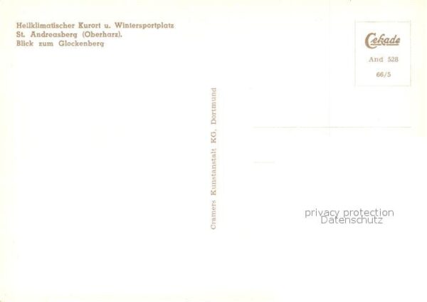 St Andreasberg Harz mit Glockenberg – Bild 2