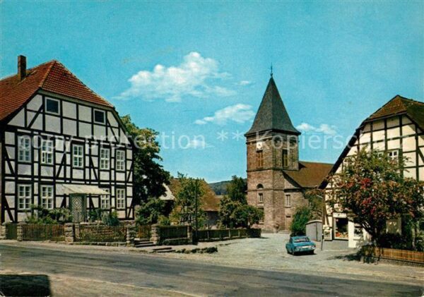 Schoenhagen Solling Fachwerkhaeuser Kirche