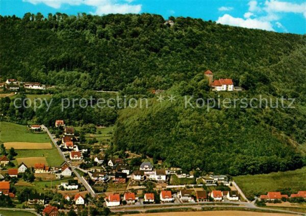 Schaumburg Rinteln Fliegeraufnahme mit Paschenburg