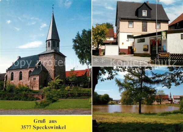 Speckswinkel Kirche Kiosk Weiher