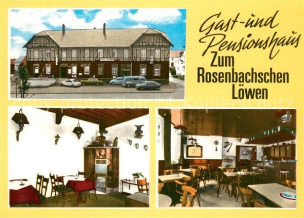 Eckweisbach Gasthaus zum Rosenbachschen Loewen