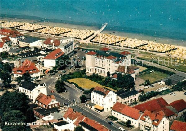 Cuxhaven Nordseebad Kurzentrum Duhnen Fliegeraufnahme