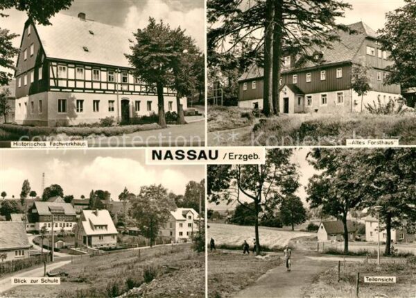 Nassau Erzgebirge Altes Forsthaus Schule Fachwerkhaus