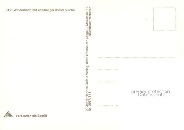 Walderbach Fliegeraufnahme Ehemalige Klosterkirche – Bild 2