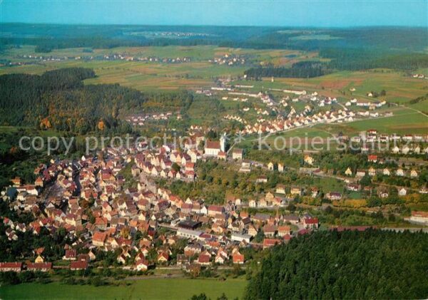 Altensteig Schwarzwald Fliegeraufnahme
