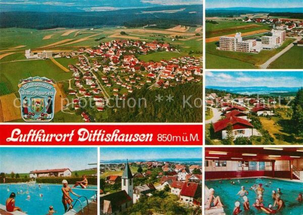 Dittishausen Fliegeraufnahme Freibad