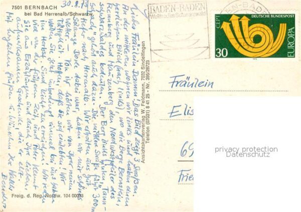 Bernbach Bad Herrenalb Fliegeraufnahme – Bild 2